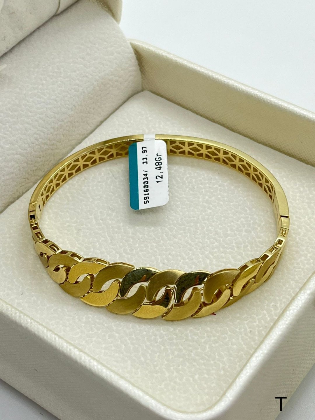 Браслет Italy Gold 001178 длина 20 см, вес 12.48 г золото, плетение отсутствует купить,933950