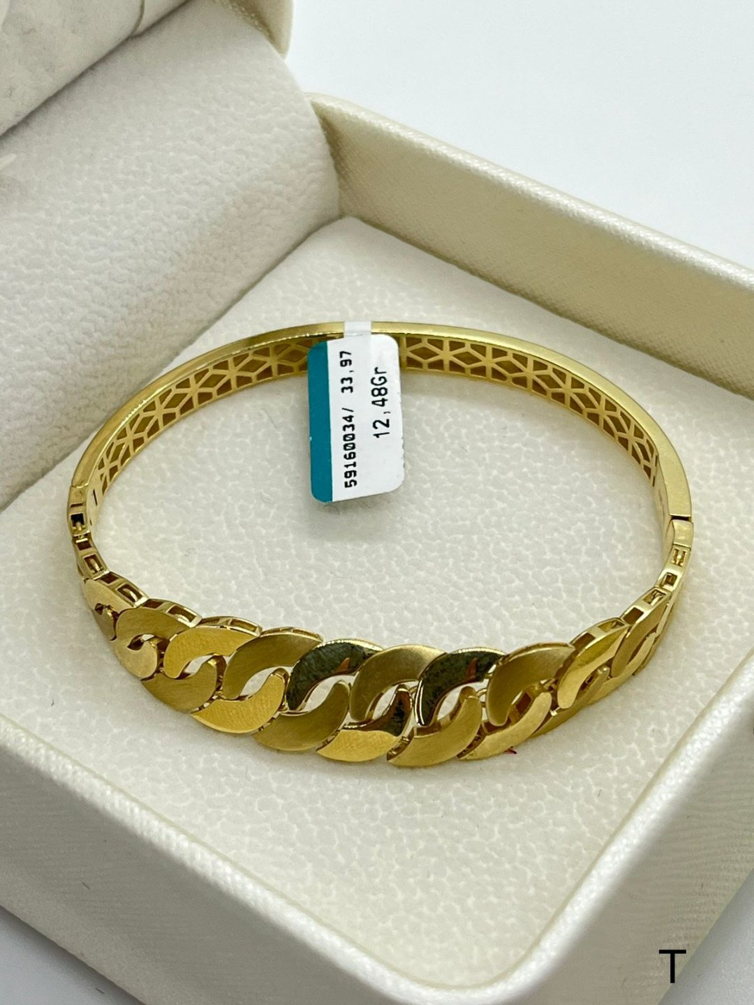 Браслет Italy Gold 001178 длина 20 см, вес 12.48 г золото, плетение отсутствует купить,933950