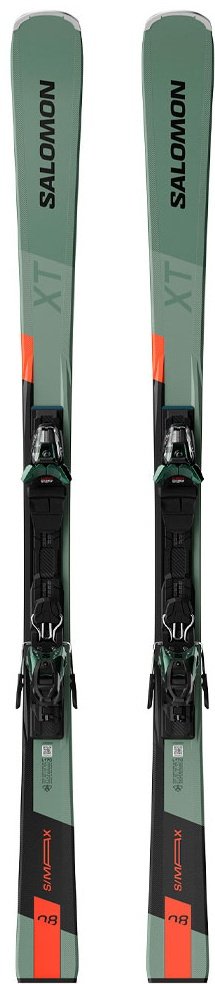 Лыжи Salomon L47600000 2024-2025 163 см зеленый купить,NaN