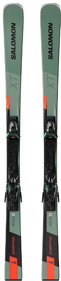 Лыжи Salomon L47600000 2024-2025 163 см зеленый купить,NaN