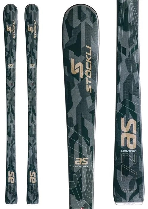STOCKLI Montero AS + Strive 13D 166 см черный, серый купить,NaN