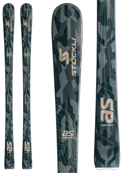 STOCKLI Montero AS + Strive 13D 166 см черный, серый купить,NaN