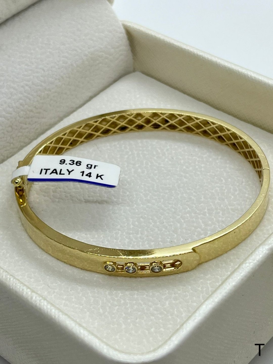 Браслет Italy Gold 001169 длина 19 см, вес 9.36 г золото, плетение отсутствует купить,699950.0000000001