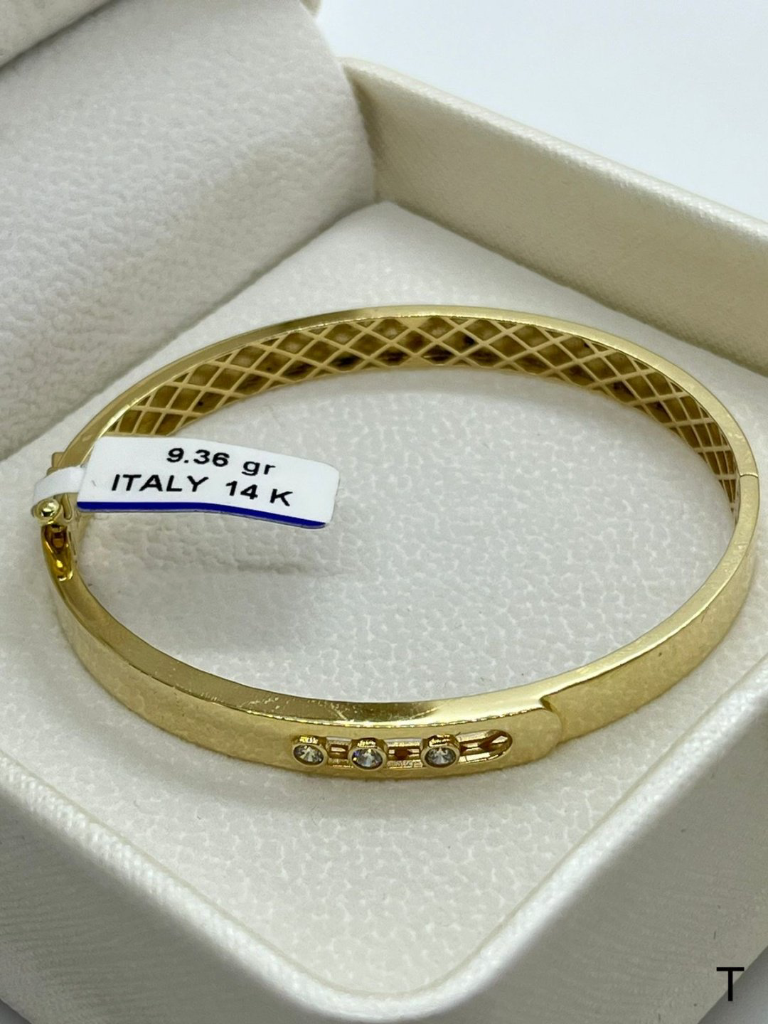Браслет Italy Gold 001169 длина 19 см, вес 9.36 г золото, плетение отсутствует купить,699950.0000000001