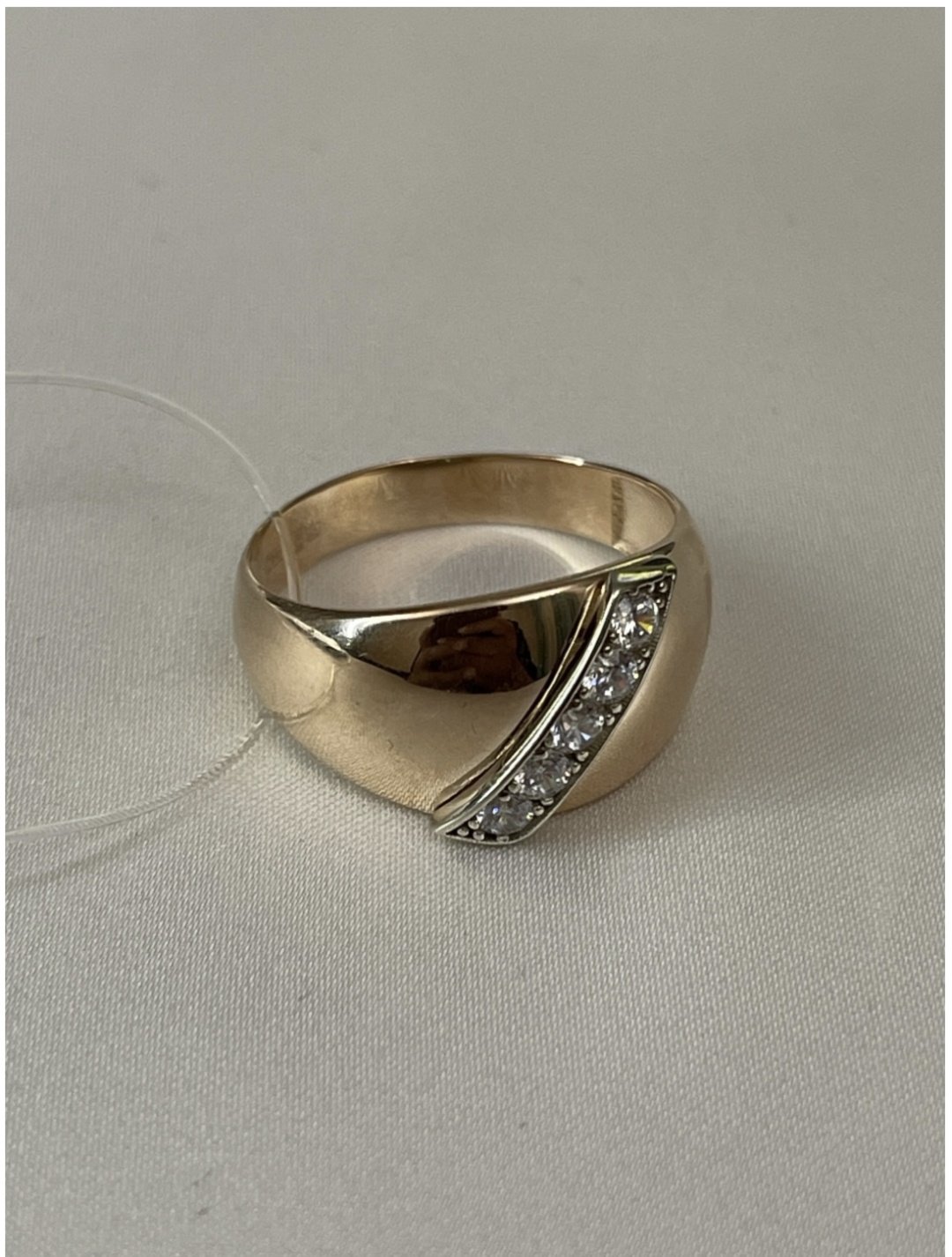 Кольцо Золото России 19757800 размер 19.5 вес 3.16 г золото, фианит купить,NaN