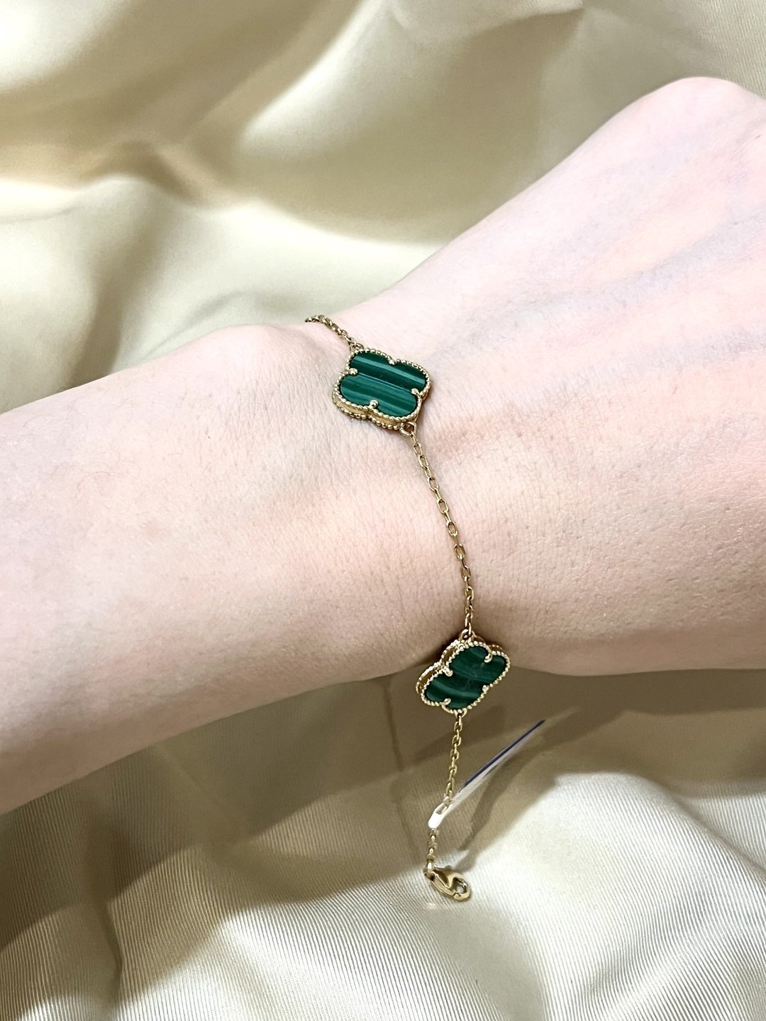 Браслет Italy Gold Van cleef 585 длина 20 см, вес 4.8 г золото, плетение якорное купить,356450