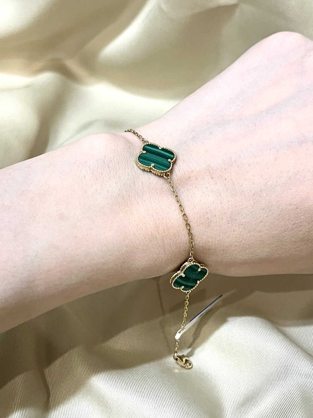Браслет Italy Gold Van cleef 585 длина 20 см, вес 4.8 г золото, плетение якорное купить,356450