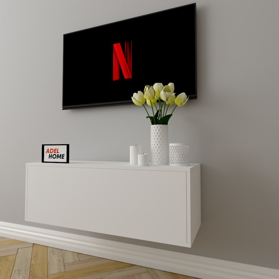 ТВ-тумба Adel Home Ванесса AH0182 100x35x35см белый купить,NaN