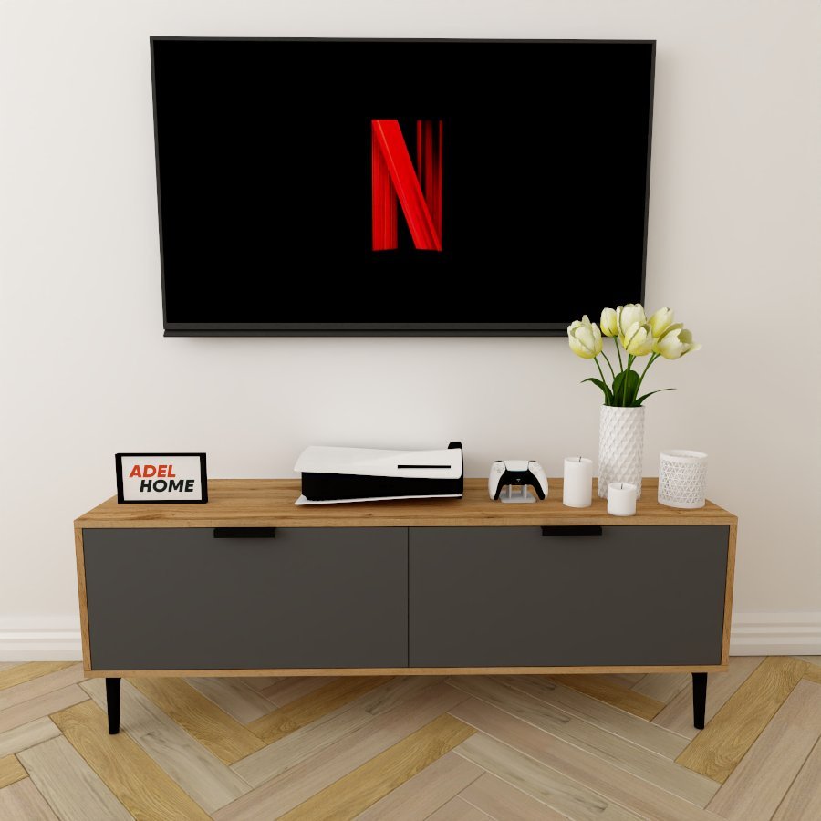 ТВ-тумба напольная Adel Home AH0285 Рума 140x50x35см серо-коричневый купить,NaN