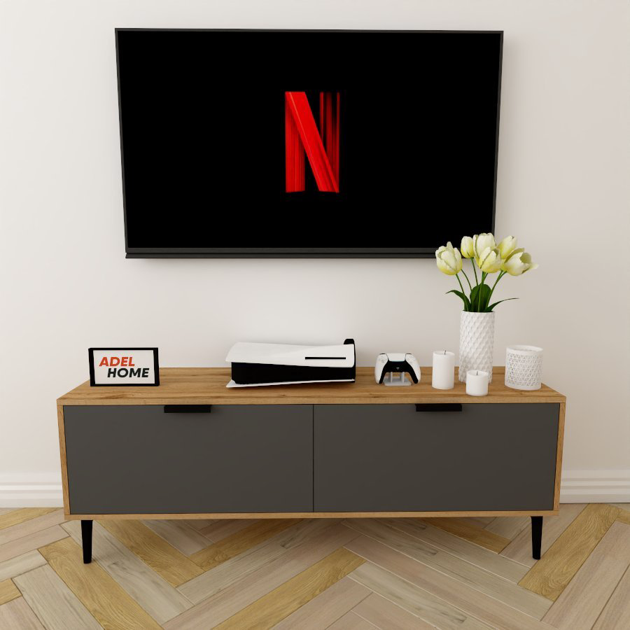 ТВ-тумба напольная Adel Home AH0285 Рума 140x50x35см серо-коричневый купить,NaN