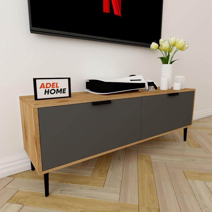 ТВ-тумба напольная Adel Home AH0285 Рума 140x50x35см серо-коричневый купить,NaN