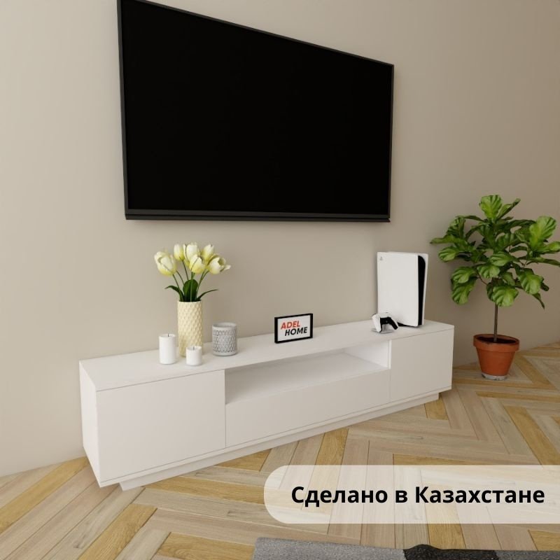 ТВ-тумба Adel Home Анди AH0342 180x40x35см белый купить,NaN