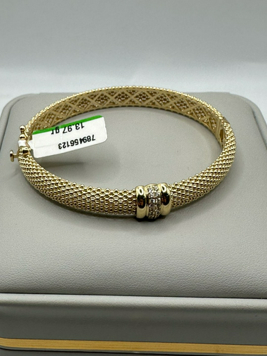 Браслет Italy Gold Alma-25199 длина 19 см, вес 13.97 г золото, плетение отсутствует