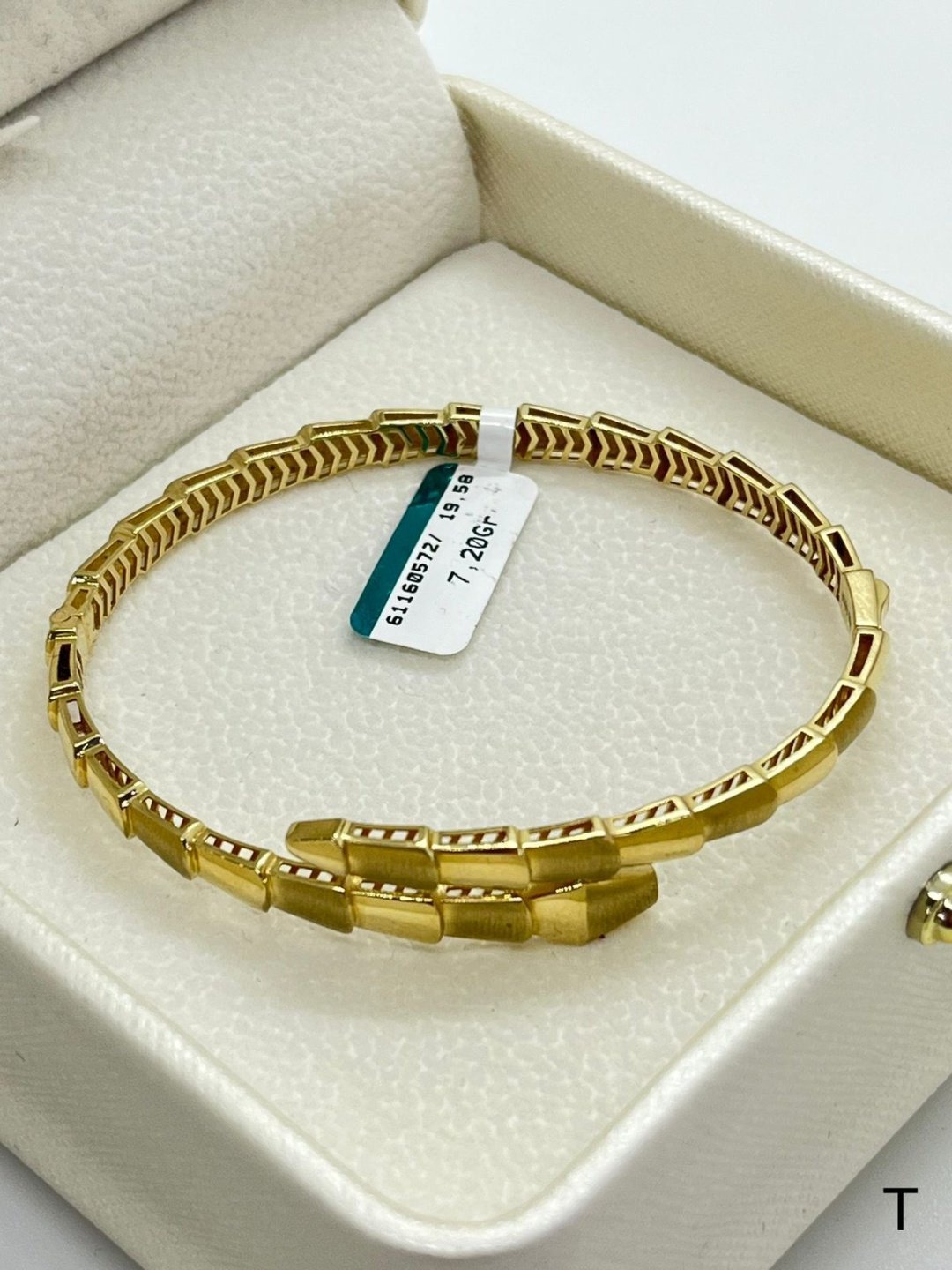 Браслет Italy Gold 001179 длина 19 см, вес 7.2 г золото, плетение отсутствует купить,536450
