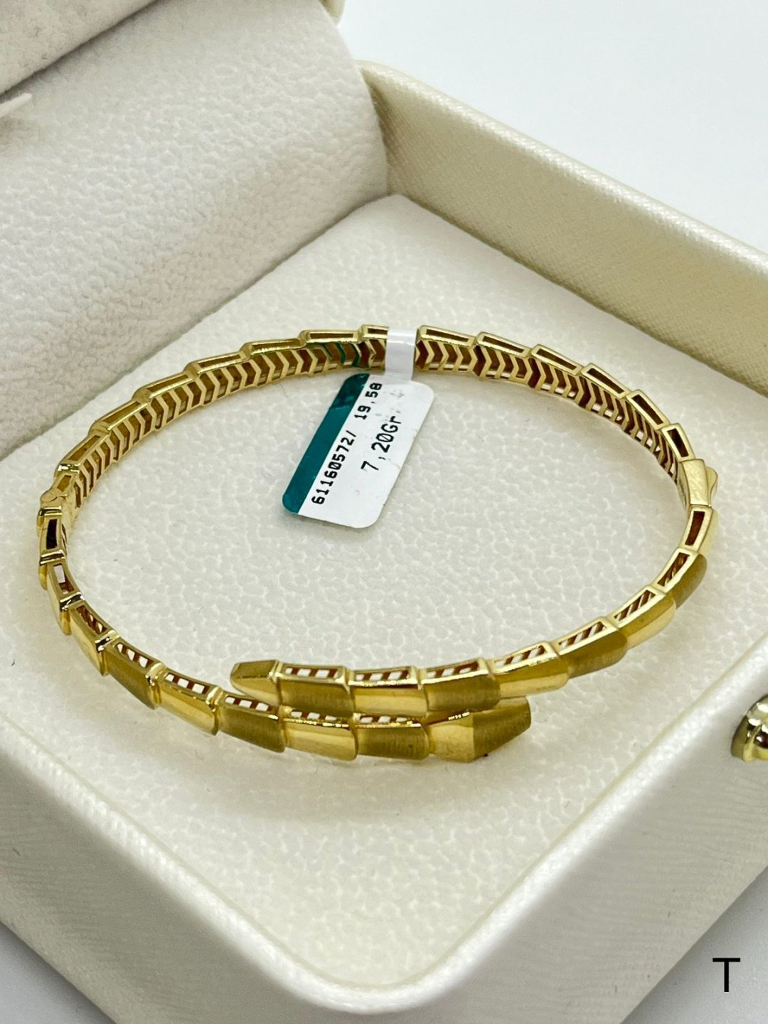 Браслет Italy Gold 001179 длина 19 см, вес 7.2 г золото, плетение отсутствует купить,536450