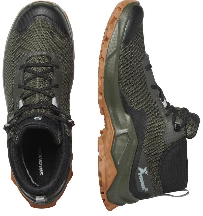 Треккинговые ботинки Salomon L41763000 зеленый купить,NaN