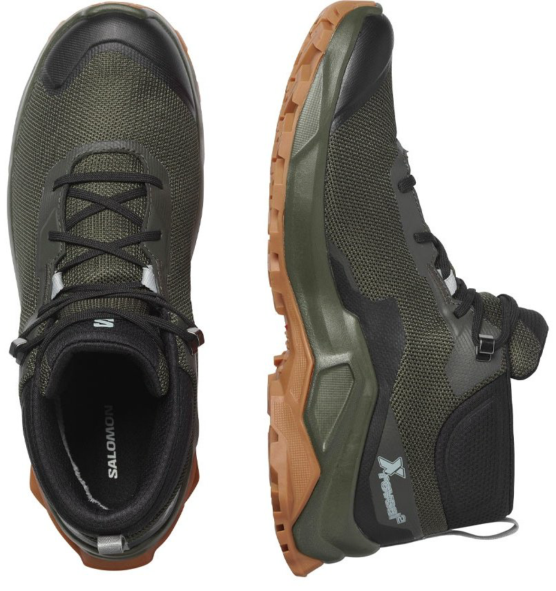 Треккинговые ботинки Salomon L41763000 зеленый купить,NaN