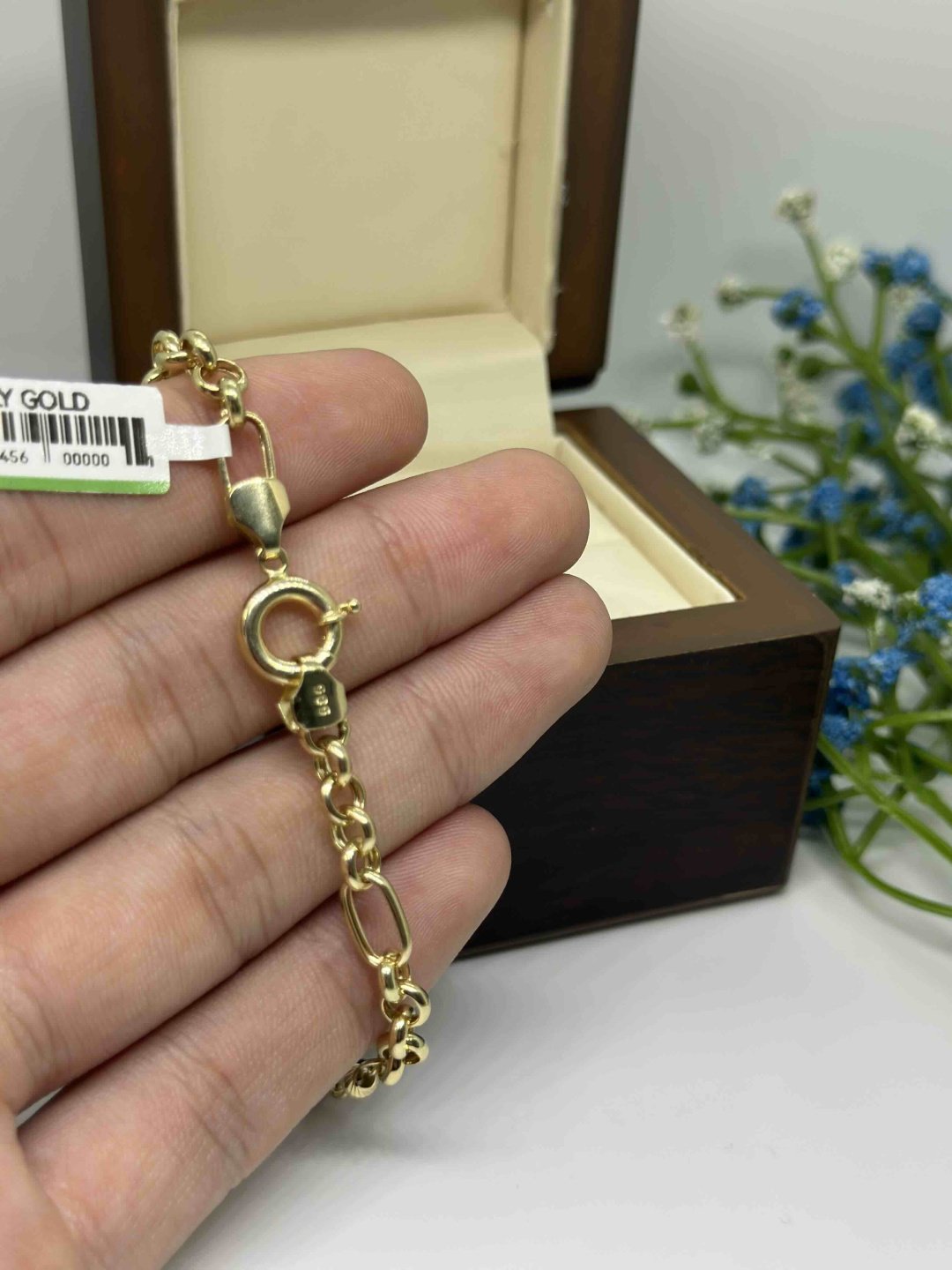 Браслет Italy Gold 822020039 длина 19 см, вес 7.35 г золото, плетение отсутствует купить,548450