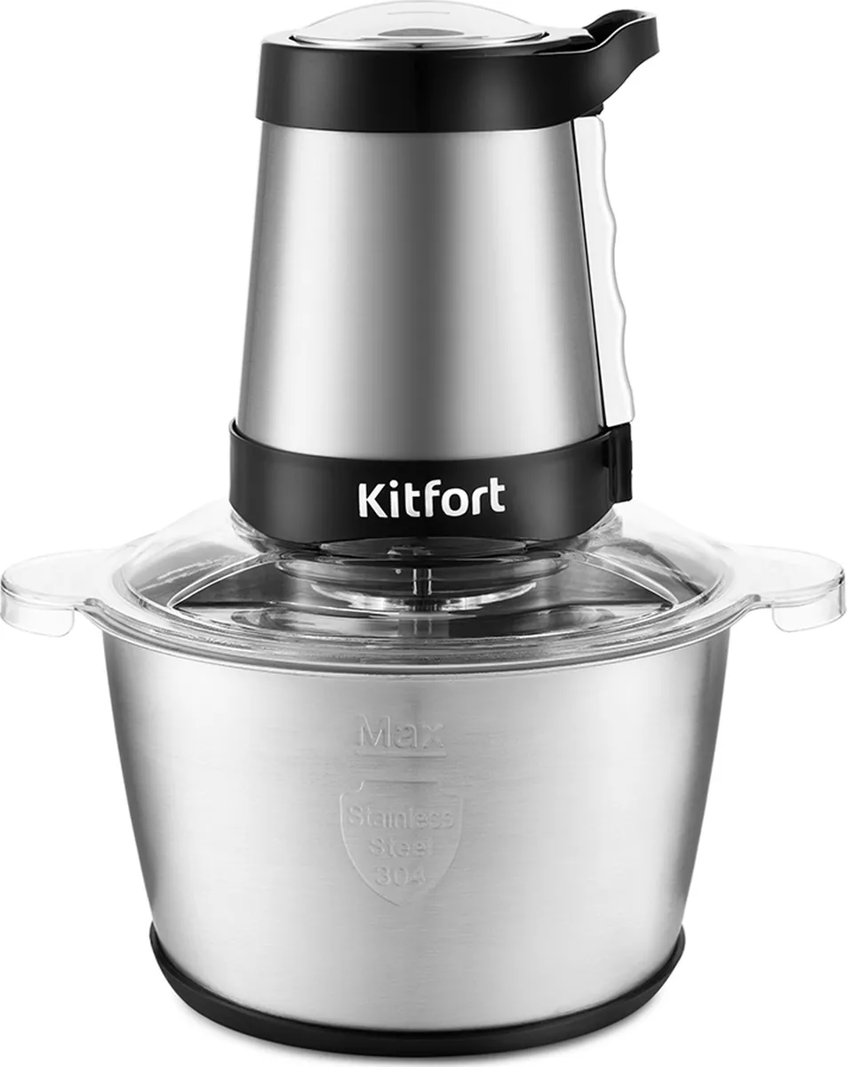 Измельчитель Kitfort КТ-3035 серебристый купить,NaN
