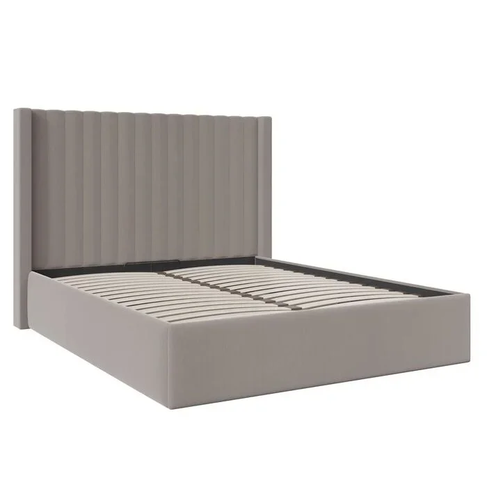 Кровать ТриЯ Флоренция с ПМ 160x200 см серая купить,NaN