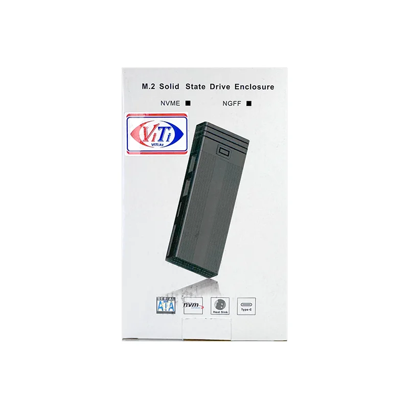 Корпус для накопителя ViTi M.2U2CR Black - ForteMarket Корпус для накопителя ViTi M.2U2CR Black купить,0