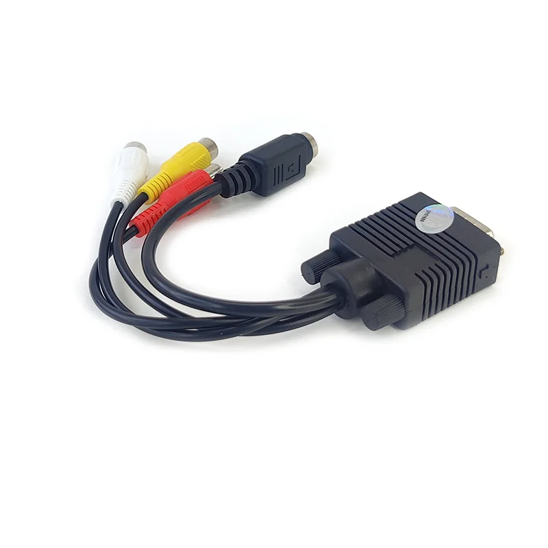 Адаптер ViTi VGA-SV+3RCA Black