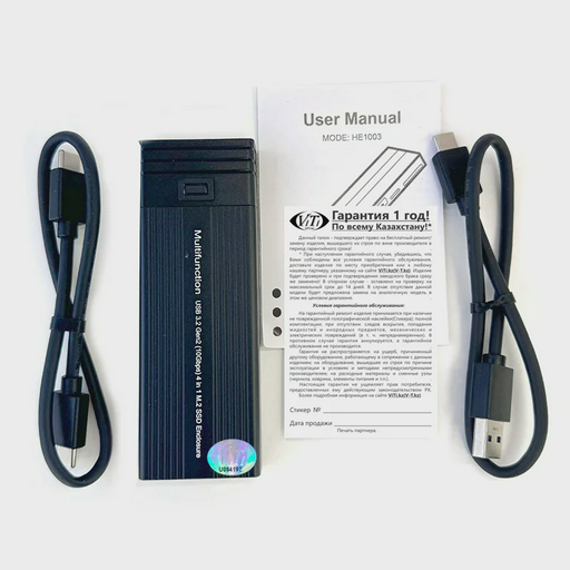 Корпус для накопителя ViTi M.2U2CR Black