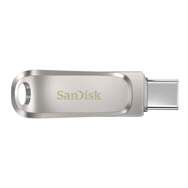 USB Флешка SanDisk Ultra Dual Drive Luxe 64Gb SDDDC4-064G-G46 серебристая