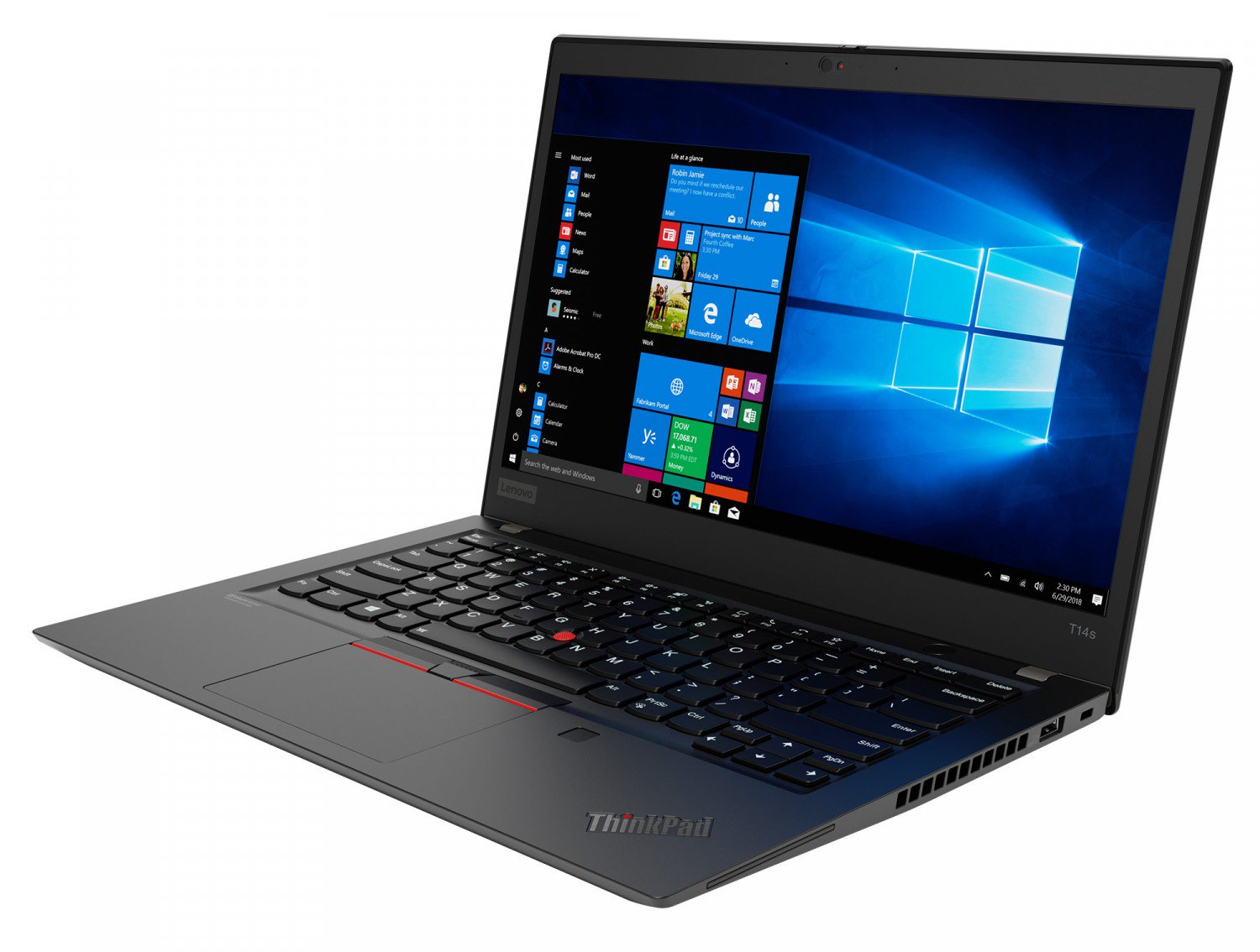 Ноутбук Lenovo ThinkPad T14s Gen1 20T00017RT Black