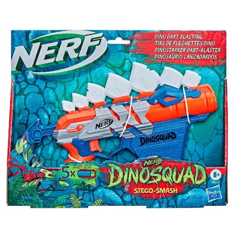 Бластер Hasbro Nerf NRF Дино Стегосмэш F0805 - ForteMarket Бластер Hasbro Nerf NRF Дино Стегосмэш F0805 купить,0