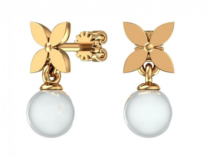 Серьги Pokrovsky Jewelry 6100857-00360 2,61гр. купить,NaN