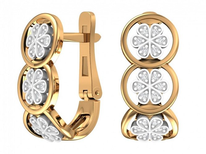 Серьги Pokrovsky Jewelry 2101228-00770 3,84гр. купить,NaN