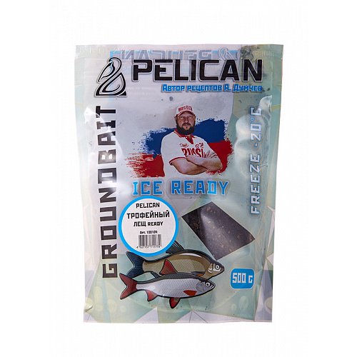 Прикормка Pelican Лещ Трофейный 500 гр купить,NaN