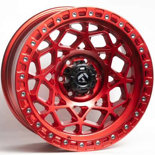 Комплект дисков Kipardo R119 6х139.7 R20х9 СВ110,1 ЕТ15 Candy Red+Chrome rivets купить,NaN