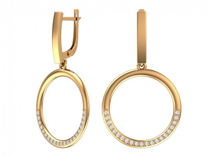 Серьги Pokrovsky Jewelry 2101300-00770 4,14гр. купить,NaN