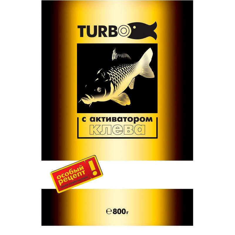 Прикормка Turbo универсальная Сазан 800 гр купить,NaN