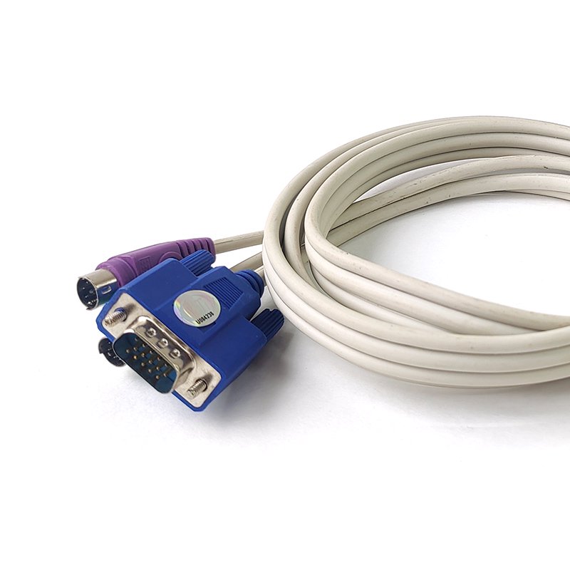 Переключатель KVM  ViTi V-T KVPS-1.5m 2PS/2+VGA купить,0