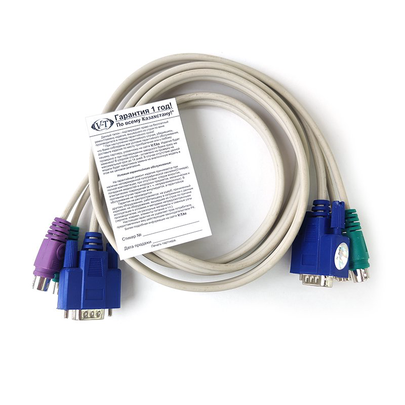 Переключатель KVM ViTi V-T KVPS-1.5m 2PS/2+VGA - ForteMarket Переключатель KVM ViTi V-T KVPS-1.5m 2PS/2+VGA купить,1763