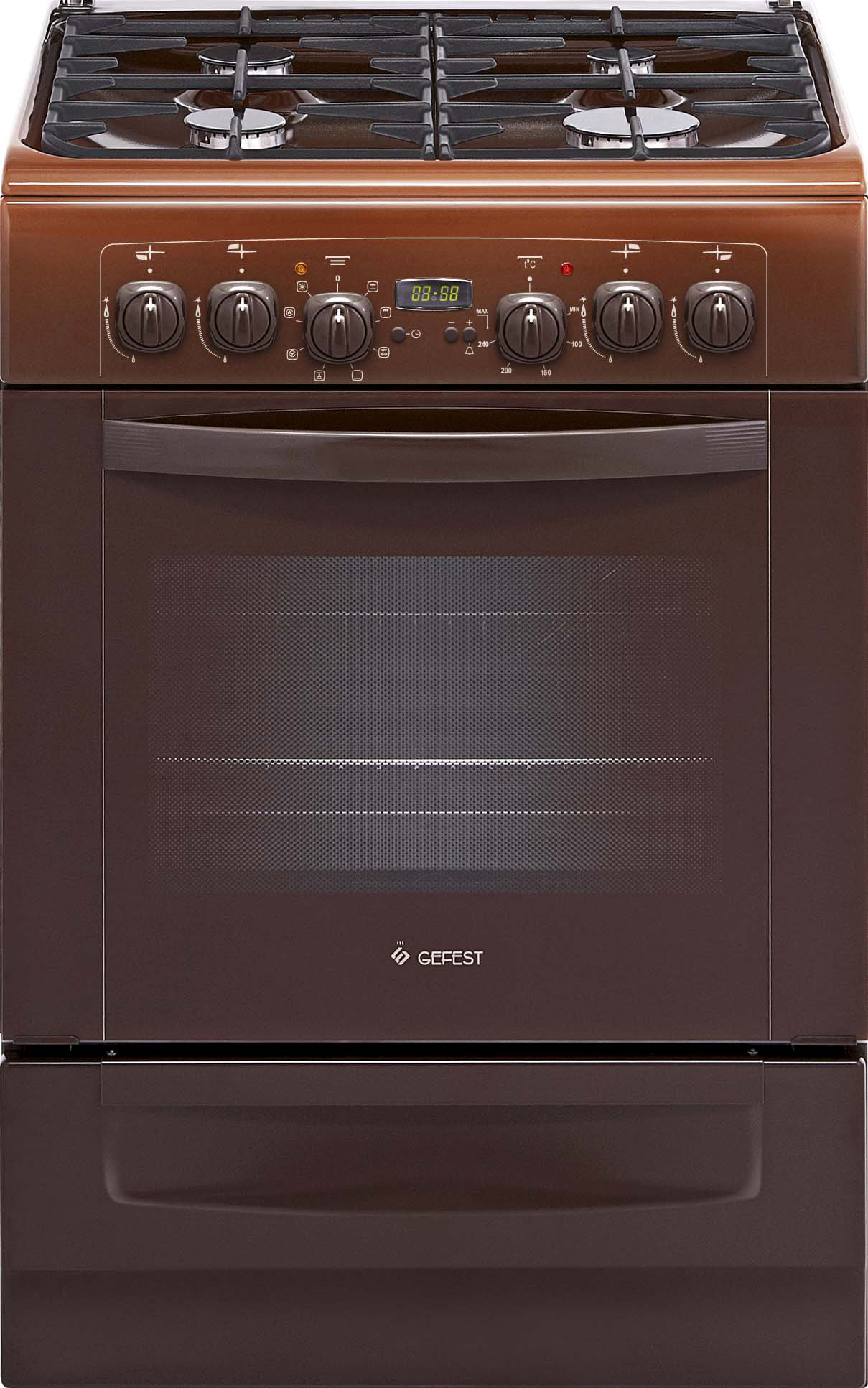Плита Gefest ПГЭ 6102-03 0001 коричневая купить,NaN