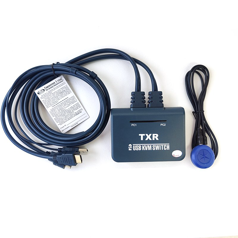 Переключатель KVM ViTi 2HDU черно-синий - ForteMarket Переключатель KVM ViTi 2HDU черно-синий купить,24700