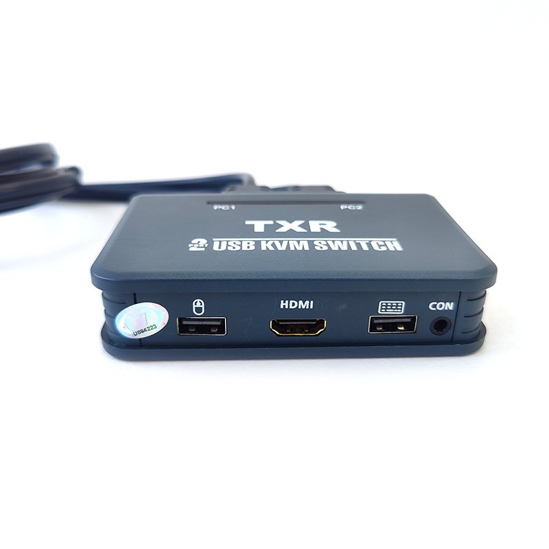 Переключатель KVM ViTi 2HDU черно-синий купить,0