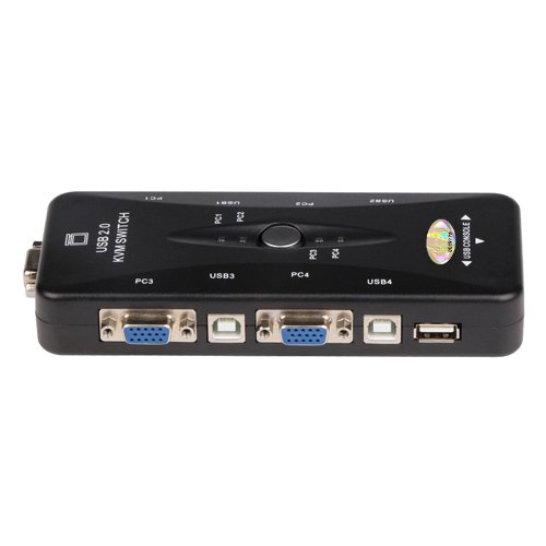 Переключатель KVM ViTi 4V4U черный купить,7767
