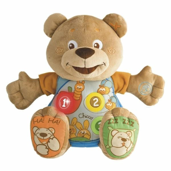 Говорящий мишка Teddy Chicco Abc рус англ 6м+ купить,NaN