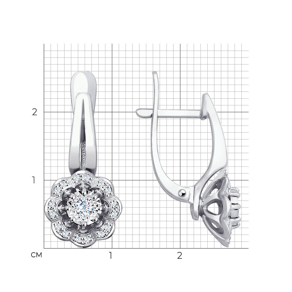 Серьги Sokolov 1021218 4гр. купить,750000