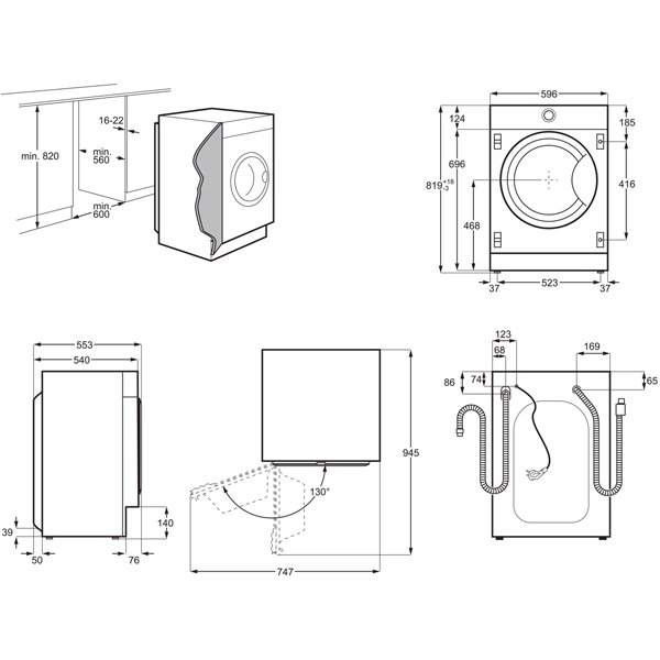 Стиральная машина Electrolux EW7F3R48SI белая купить,NaN
