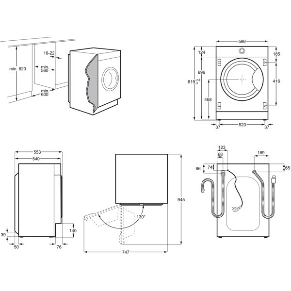 Стиральная машина Electrolux EW7F3R48SI белая купить,NaN