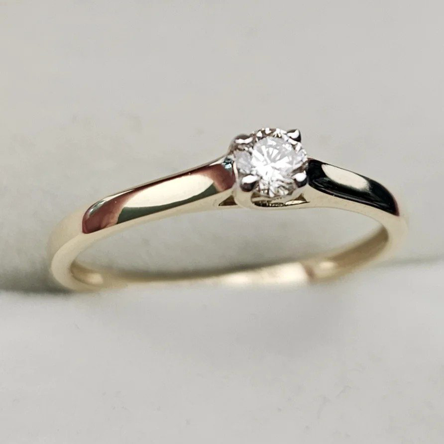 Кольцо Deimantas 108193196 16р 1,32гр 0,186ct. купить,NaN