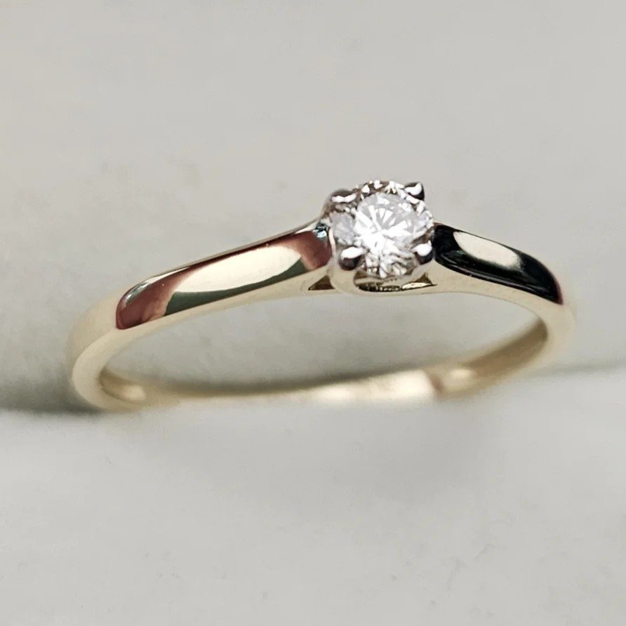 Кольцо Deimantas 108193288 17р 1гр 0,143ct. купить,NaN