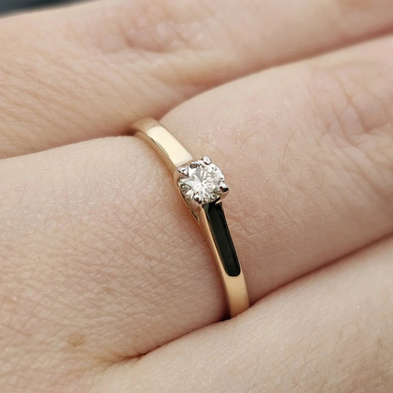 Кольцо Deimantas 108193288 17р 1гр 0,143ct. купить,NaN