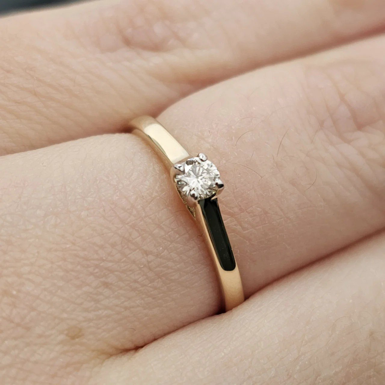 Кольцо Deimantas 108193288 17р 1гр 0,143ct. купить,NaN